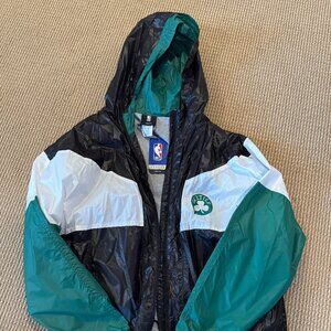 NWT Celtics NBA Certified Windbreaker- Youth XL